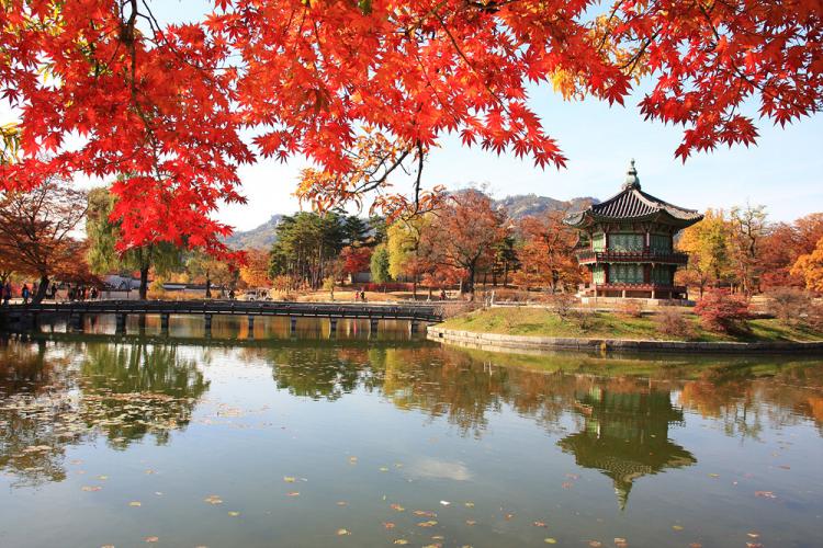 Cung điện Gyeongbokgung cảnh sắc hữu tình