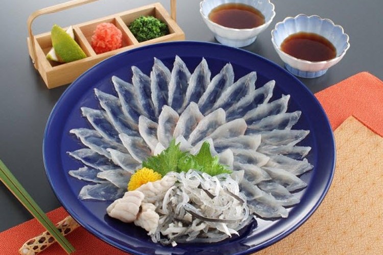 Sashimi Cá nóc - Sashimi Fugu