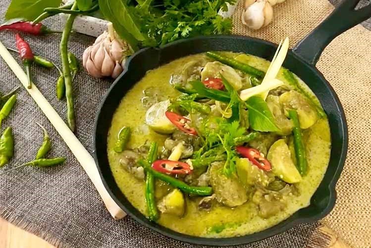 Green Curry Thái Lan 