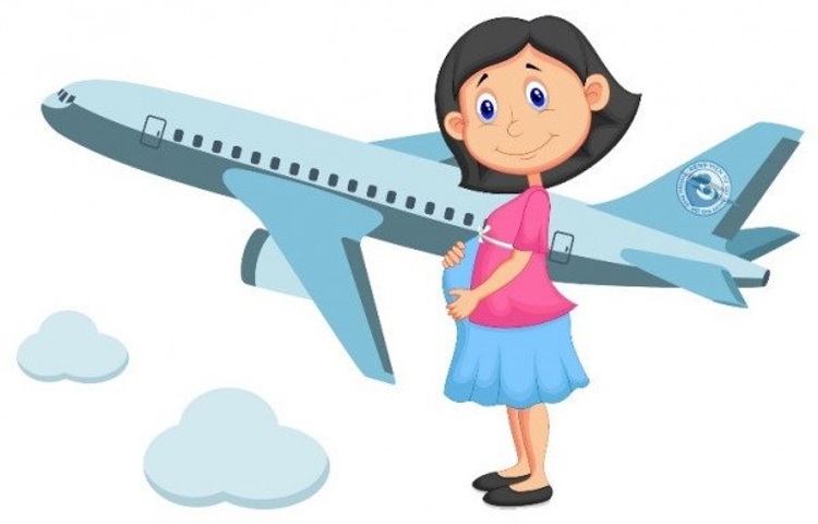 Tam cá nguyệt thứ hai là thời điểm an toàn để phụ nữ mang thai đi máy bay