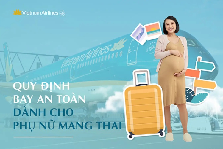 Quy định phụ nữ mang thai đi máy bay Vietnam Airlines