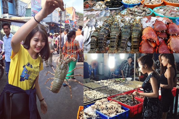 Hãy lưu ý chọn lựa kỹ hải sản tươi ngon để tránh tiền mất tật mang tại chợ hải sản Vũng Tàu