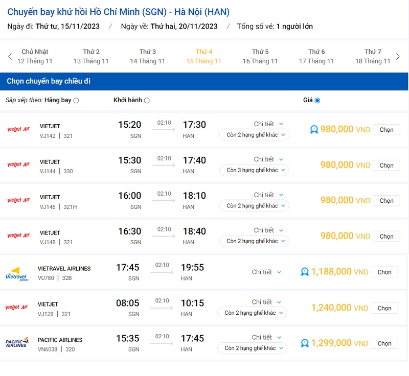 Giá vé Vietjet Air trong hầu hết các chặng bay đều có ưu đãi về giá so với các hãng bay khác.