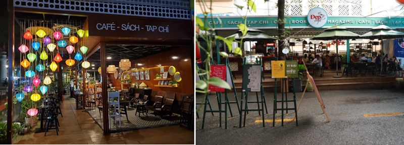 Quán cafe sách Sài Gòn không gian yên tĩnh - Đẹp Cafe.