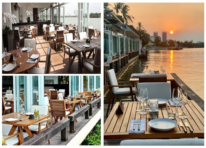 Quán cafe đẹp quận 2 view sông - The Deck Sài Gòn.