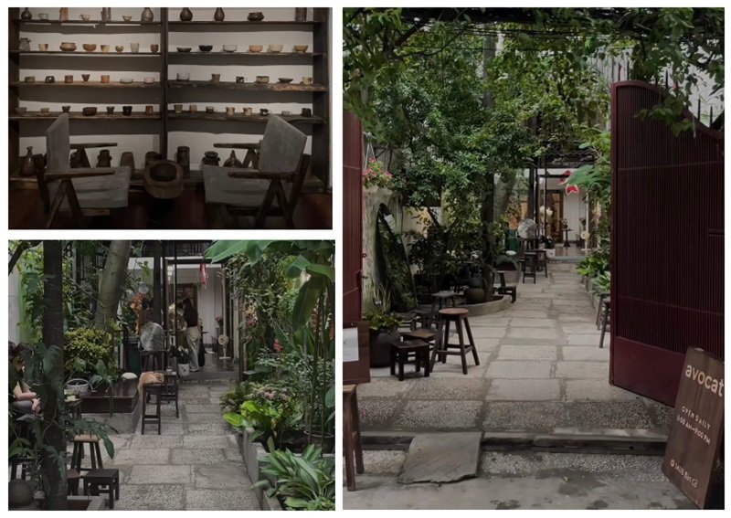 Quán cafe sân vườn đẹp ở Sài Gòn - Avocat Coffee.