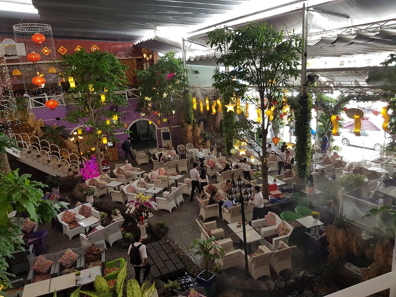 Đà Lạt Phố - Cafe sân vườn quận 5 nổi tiếng.