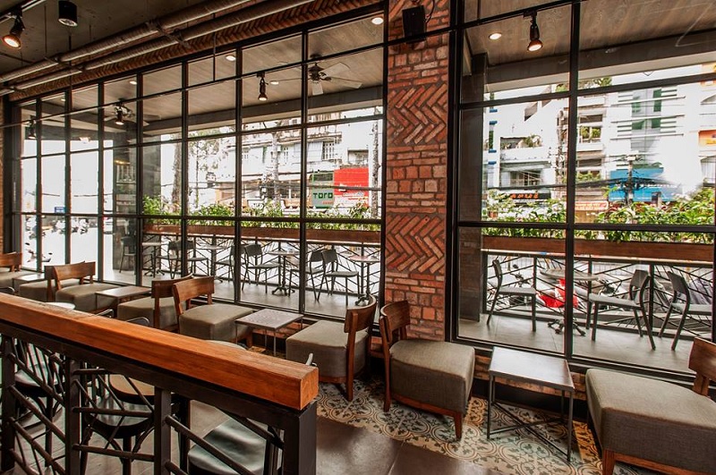 Starbucks chung cư Lakai - Quán cafe quận 5 view đẹp thương hiệu nổi tiếng.